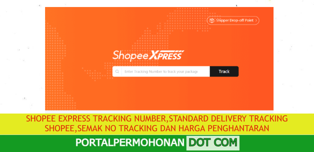 Standard delivery tracking number