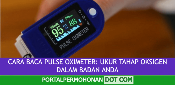 cara baca oximeter ukur tahap oksigen anda