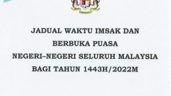 Selangor 2022 imsak