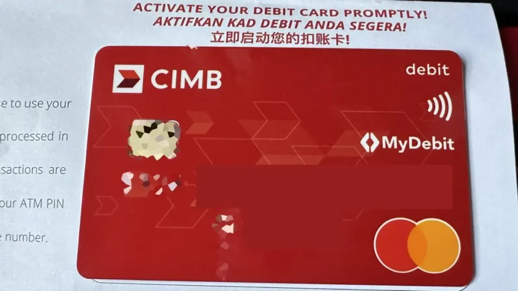 ACTIVATE CIMB DEBIT CARD